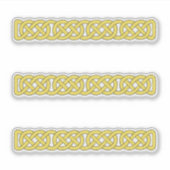 Keltische Knoopwerkband Sticker (Voorkant)