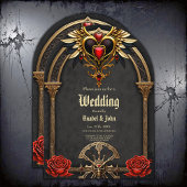 Keltische knopen en een hart in gotische elegantie kaart