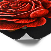 Keltische knopen en een hart in gotische elegantie poster (Hoek)