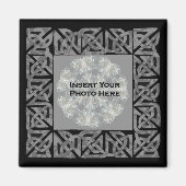 Keltische knopen ontwerp fotomagneet magneet (Voorkant)