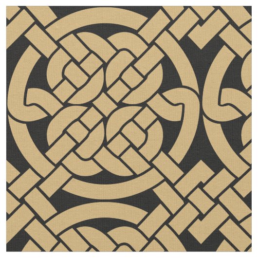 Keltische knopen patroon stof (Close Up)