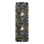 Keltische Knotwork Schedel met Rode Rozen Thermosbeker (Achterkant)