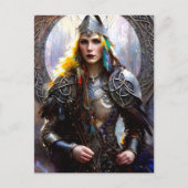 Keltische krijger koningin briefkaart (Voorkant)