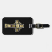 Keltische kruis bagagelabel (Voorkant horizontaal)