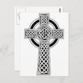 Keltische Kruis Briefkaart (Voorkant / Achterkant)