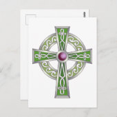 Keltische Kruis Briefkaart (Voorkant / Achterkant)