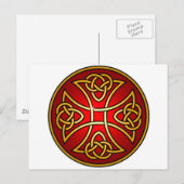 Keltische kruis briefkaart (Voorkant / Achterkant)