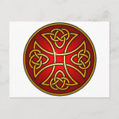 Keltische kruis briefkaart (Voorkant)