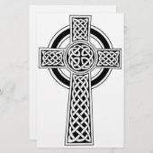 Keltische Kruis Briefpapier (Voorkant / Achterkant)