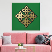 Keltische kruis canvas afdruk (Insitu (Woonkamer))