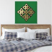 Keltische kruis canvas afdruk (Insitu (Slaapkamer))