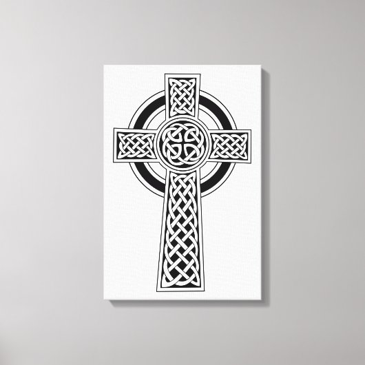 Keltische Kruis Canvas Afdruk (Voorkant)
