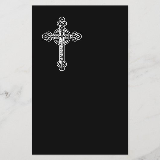 Keltische kruis flyer (Voorkant)