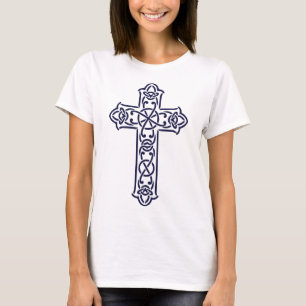 Keltische Kruis Grafische Knoopwerk Kunst T-shirt