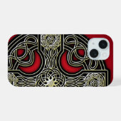 Keltische kruis iPhone 15 case (Achterkant horizontaal)