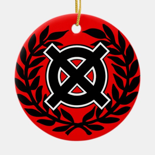 Keltische Kruis Keramisch Ornament (Voorkant)