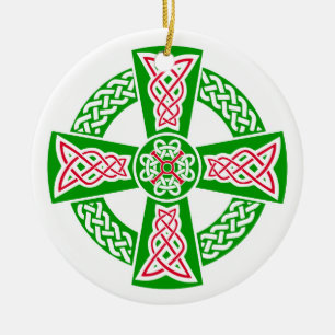 Keltische kruis keramisch ornament