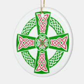 Keltische kruis keramisch ornament (Links)