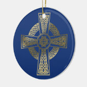 Keltische kruis keramisch ornament (Links)