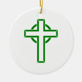 Keltische Kruis Keramisch Ornament (Voorkant)