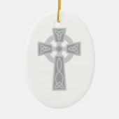Keltische Kruis Keramisch Ornament (Voorkant)