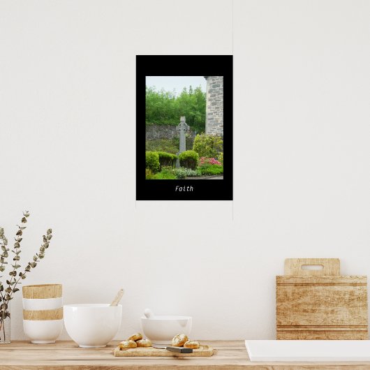 Keltische kruis poster (Keuken)