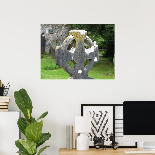 Keltische Kruis Poster (Thuiskantoor)