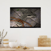 Keltische Kruis Poster (Keuken)