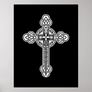 Keltische kruis poster
