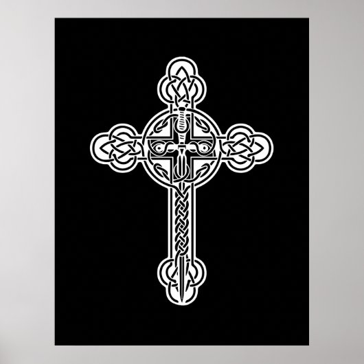 Keltische kruis poster (Voorkant)