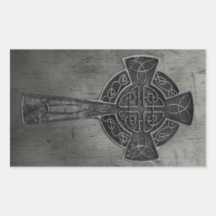 Keltische Kruis Rechthoekige Sticker