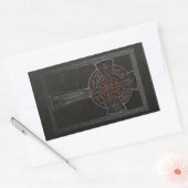 Keltische Kruis Rechthoekige Sticker (Envelop)