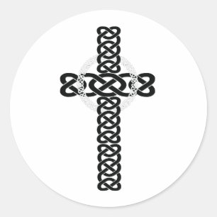 Keltische Kruis Ronde Sticker