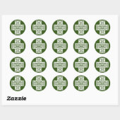 Keltische kruis ronde sticker (Vel)