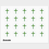 Keltische Kruis Ronde Sticker (Vel)