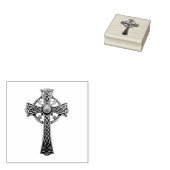Keltische Kruis Rubberstempel (Gestempeld)