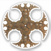 Keltische Kruis Sticker (Voorkant)