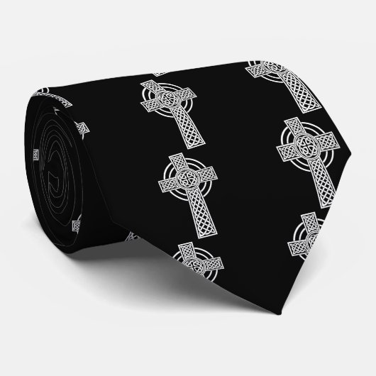 Keltische Kruis Stropdas (Opgerold)