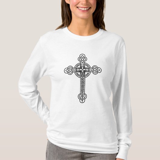Keltische kruis t-shirt (Voorkant)