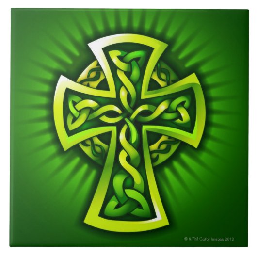 Keltische kruis tegeltje (Voorkant)