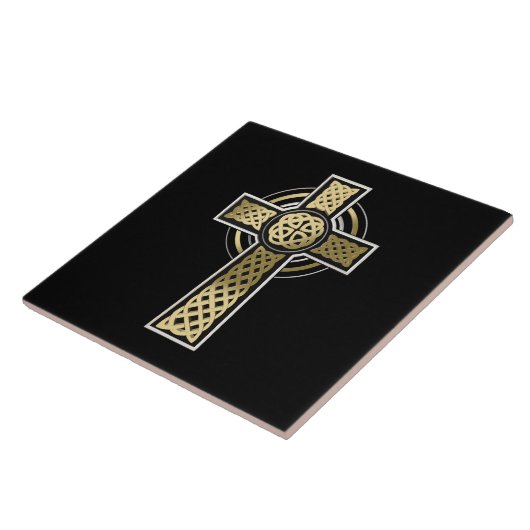 Keltische kruis tegeltje (Zijkant)