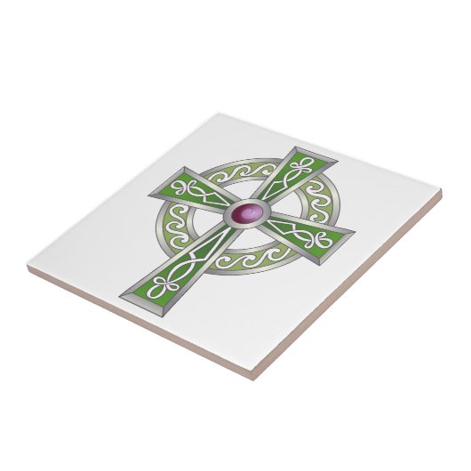Keltische Kruis Tegeltje (Zijkant)