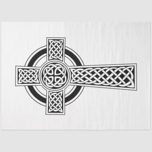 Keltische Kruis Tissuepapier (Voorkant)