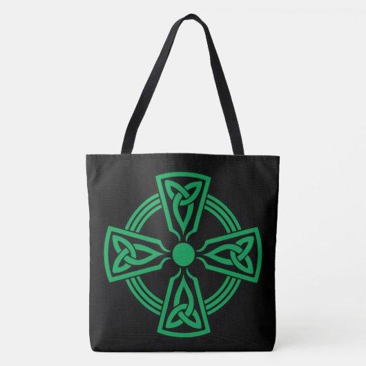 Keltische Kruis Tote Bag (Voorkant)