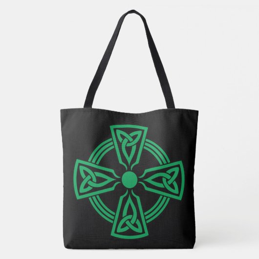 Keltische Kruis Tote Bag (Achterkant)