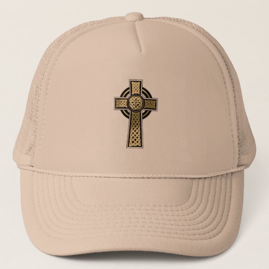 Keltische kruis trucker pet (Voorkant)