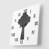 Keltische Kruis Vierkante Klok (Hoek)