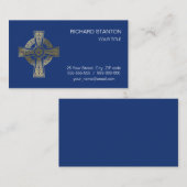 Keltische kruis visitekaartje (Voorkant / Achterkant)