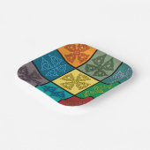 Keltische kruisen papieren bordje (Gebogen)