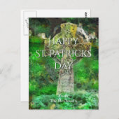 Keltische kruisgrafsteen briefkaart (Voorkant / Achterkant)